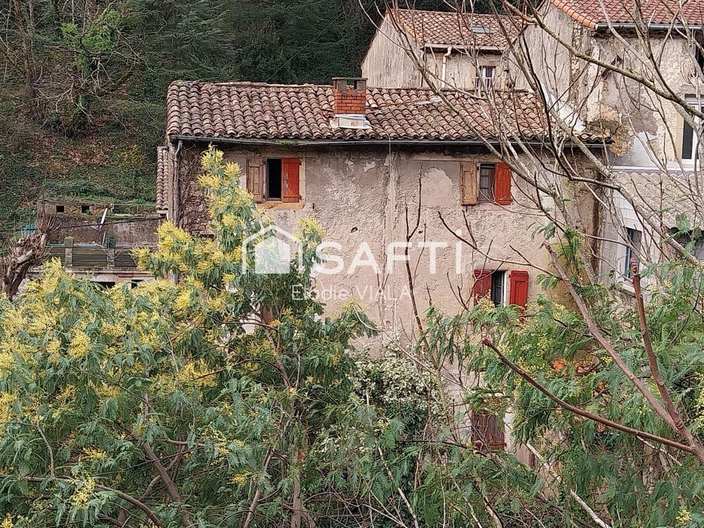 Graissessac : Maison à rénover, jardin & terrasse