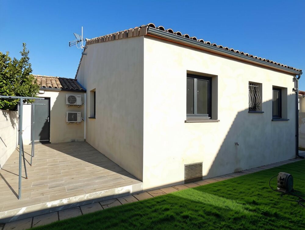 Vente Maison villa plain pied RT2012 de 83m² avec 3 chambres sur un terrain de 326m² avec garage Peyriac-minervois