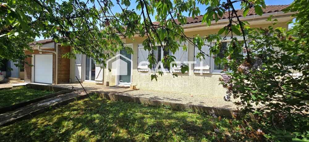 Plain pied 94m² sur 603m² de terrain avec garage