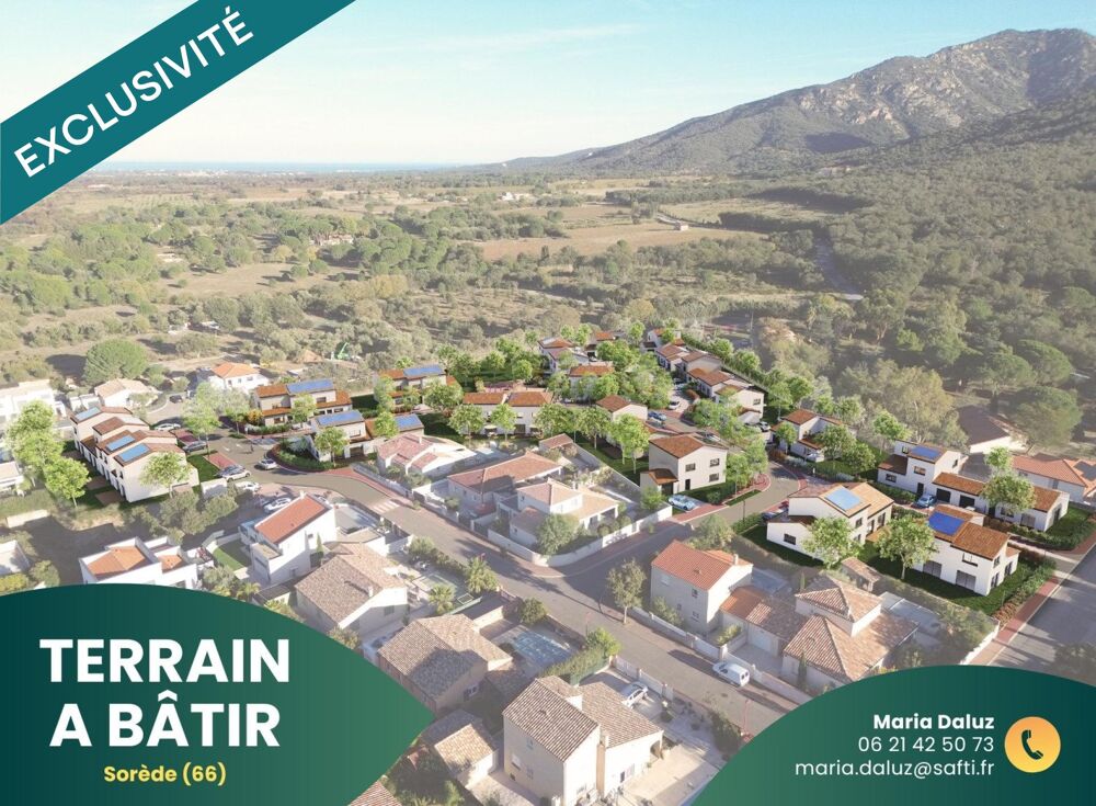 Vente Terrain Grand terrain 4 faces viabilis� pr�t � construire Sorede