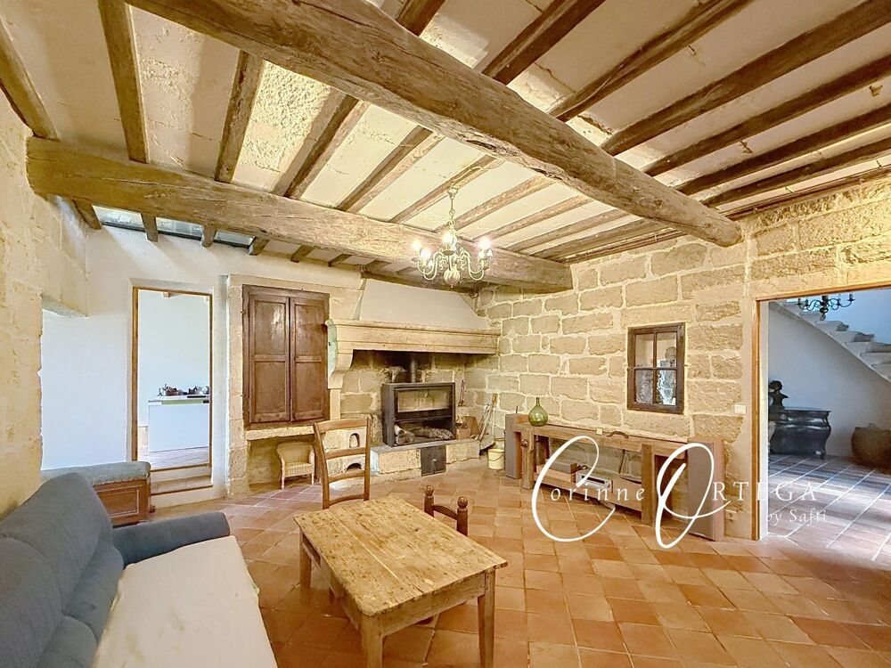 Vente Maison Batisse en Pierres 4 chambres avec Jardin piscinable et Parcelle de Terrain en vis à vis Mus