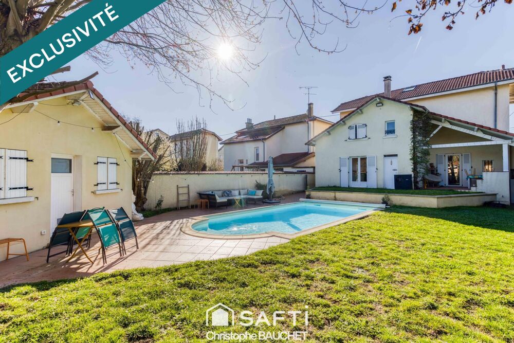 Maison familiale climatisée avec piscine