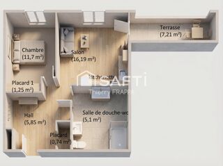  Appartement à vendre 2 pièces 40 m²