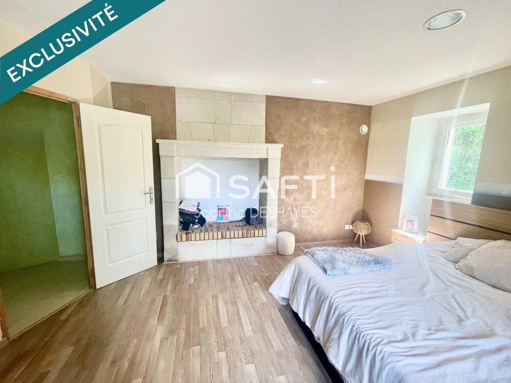 Jolie maison en pierres - beaucoup de cachet - 1 chambre en rdc - puits
