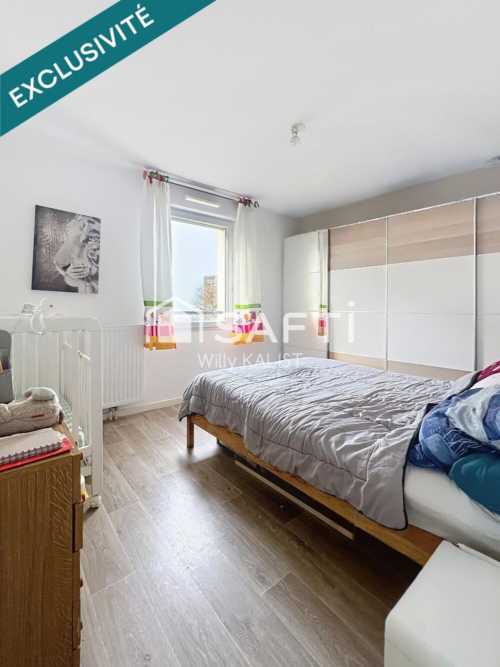 Superbe T3 61m², Balcon, Parking privatif en sous-sol