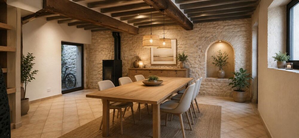 Maison de 80M2 environ, 4 pièces, terrain de 744m2