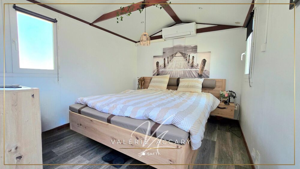 Vente Terrain Rocbaron : Mobil home T4 de 57 m² sur un terrain de 290 m² avec terrasse de 100 m², spa, cave de 30 m²... Rocbaron