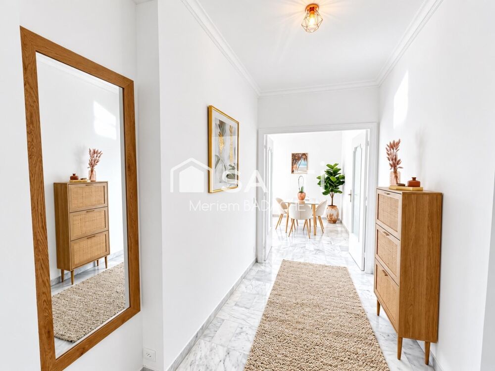 Location Appartement T3 Meublé 69m² – Vue Mer & Montagnes, Piscine, Parking & Cave – Nice Napoléon III Nice