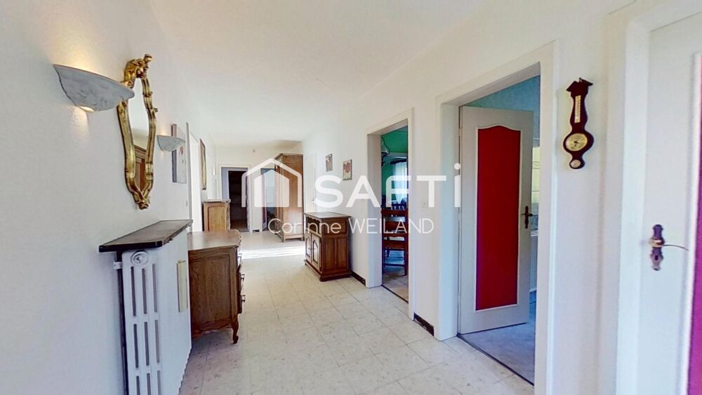 Vente Maison Jolie maison habitable de plain-pied sur sous-sol complet, grand garage. 3 chambres, terrain de 10 ares donnant sur forêt Longeville-lès-saint-avold