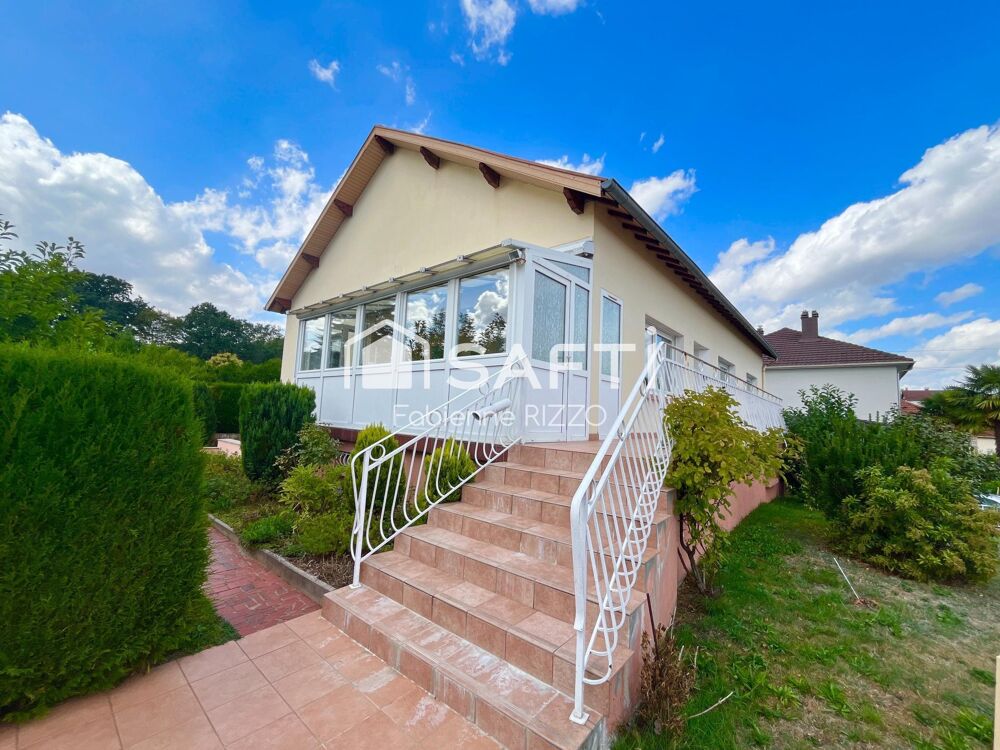 CREUTZWALD - MAISON INDIVIDUELLE PLAIN PIED SUR SOUS SOL COMPLET ET JARDIN