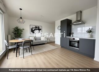  Appartement  vendre 2 pices 42 m