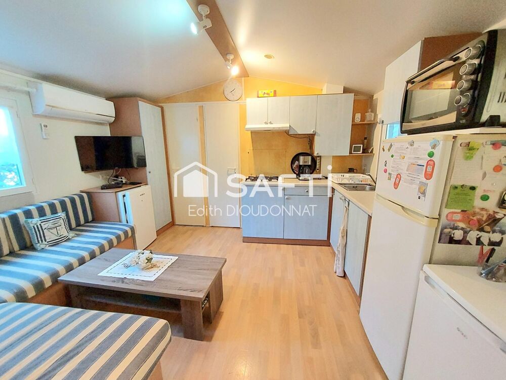 Vente Terrain CHARMANT MOBIL-HOME AVEC TERRASSE ET CHALET Saint-cyr-en-talmondais