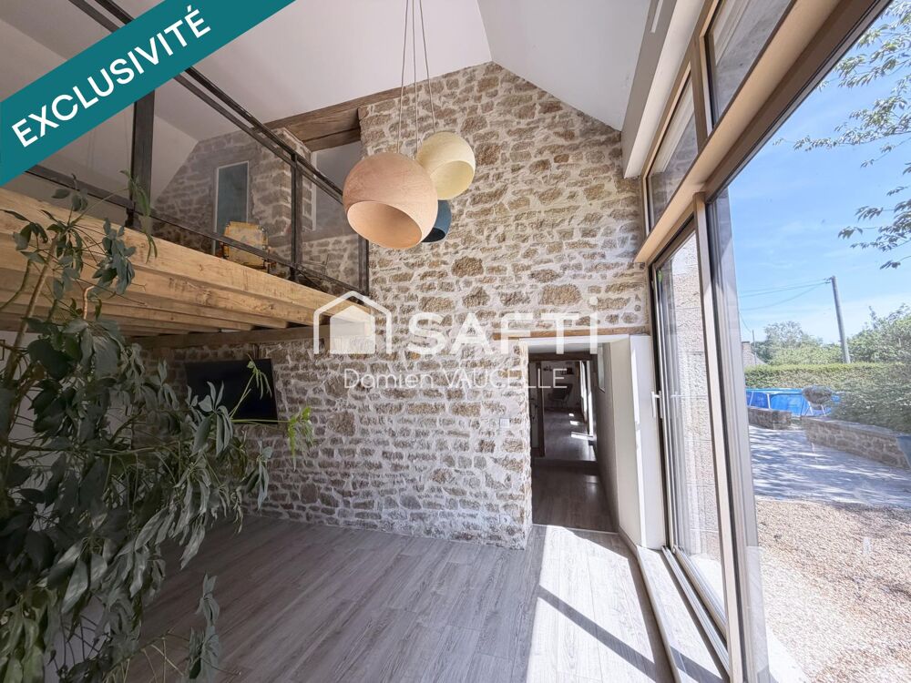 Exclusivité  Maison de caractère en pierre au coeur de la campagne