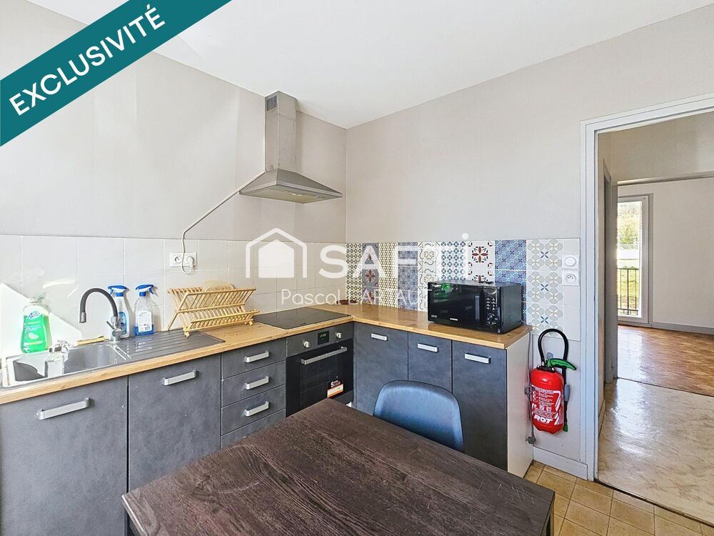 T3 lumineux avec balcon, loué, investissement sécurisé