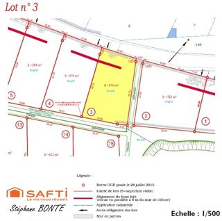 Terrain à vendre 541 m²