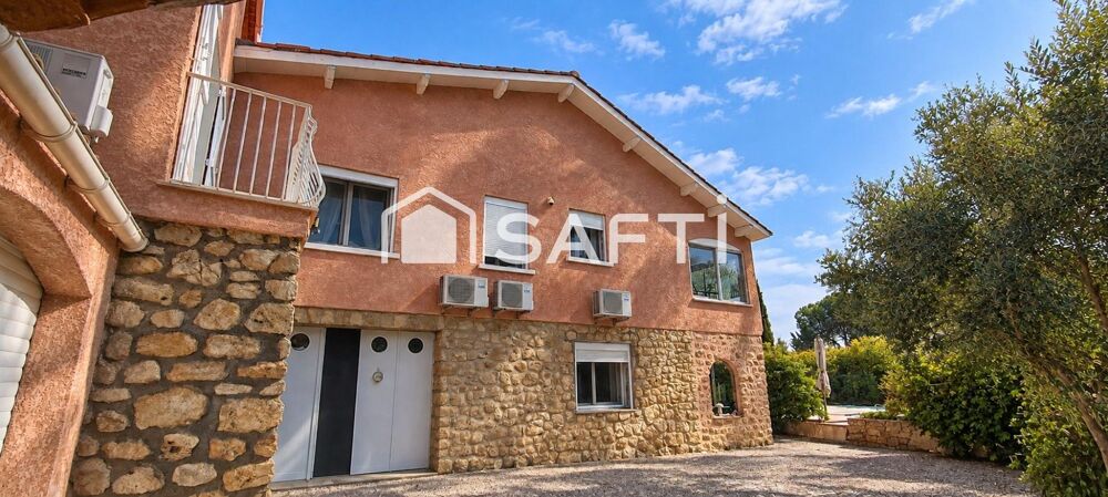 Vente Maison Maison 180m2 avec piscine, 3 garages, un T2, terrain 1230m2 Beziers