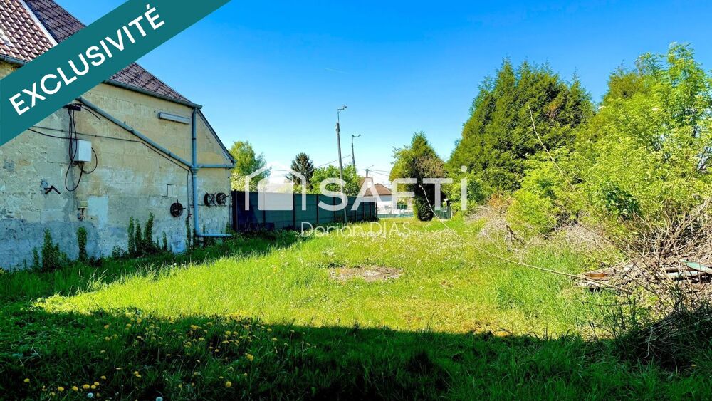 Vente Terrain Hangar Baudoux 500m² + terrain a bâtir de 2100 m² Athies-sous-laon