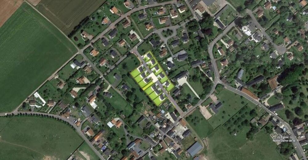 Vente Terrain Terrain libre constructeur de 562 m². Disponible. Putot-en-bessin