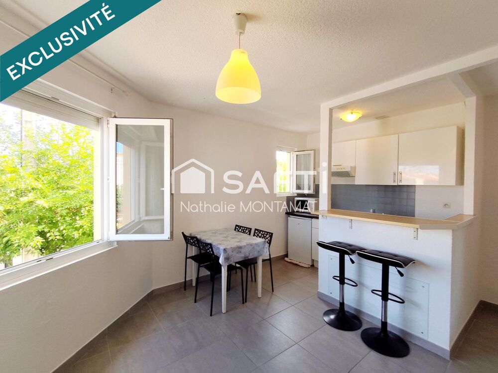 Canet Village,Charmant T2 rénové de 29m²,1er étage