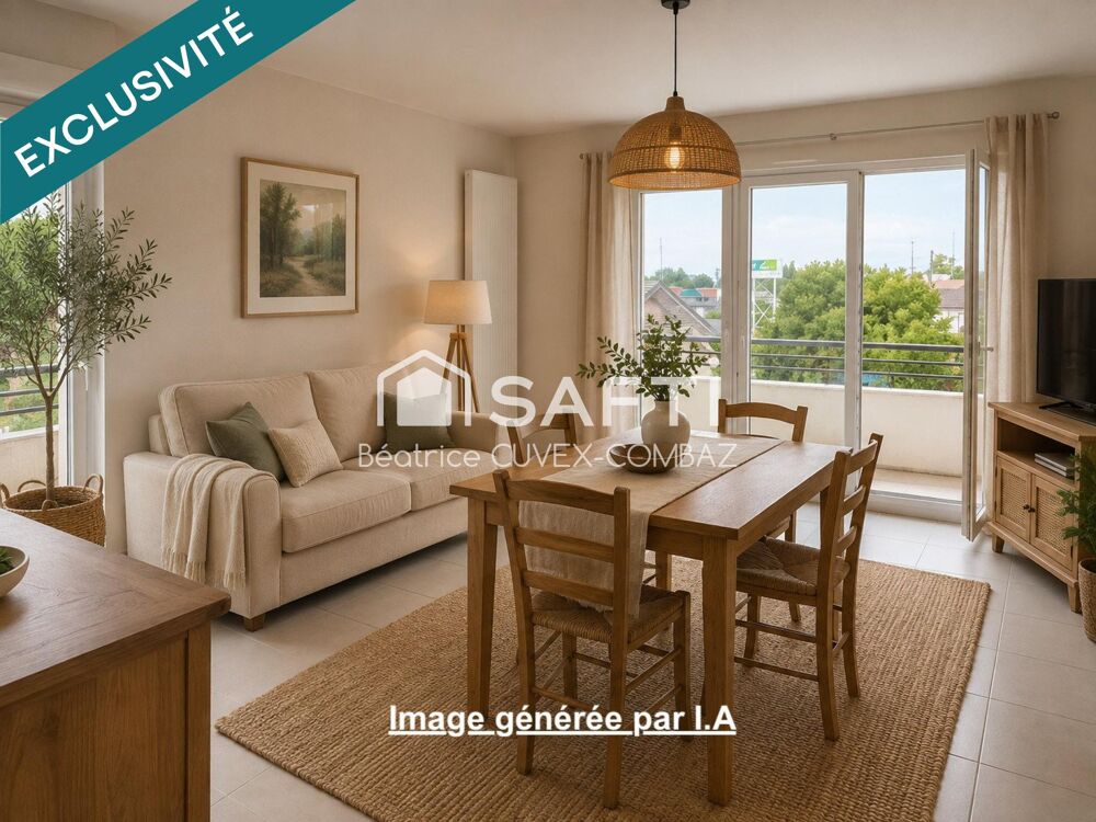 Appartement balcon double expo. Sud-ouest, vue montagne et garage