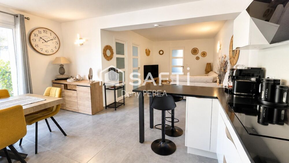 Appartement avec jardin terrasse et garage à deux pas de la mer.