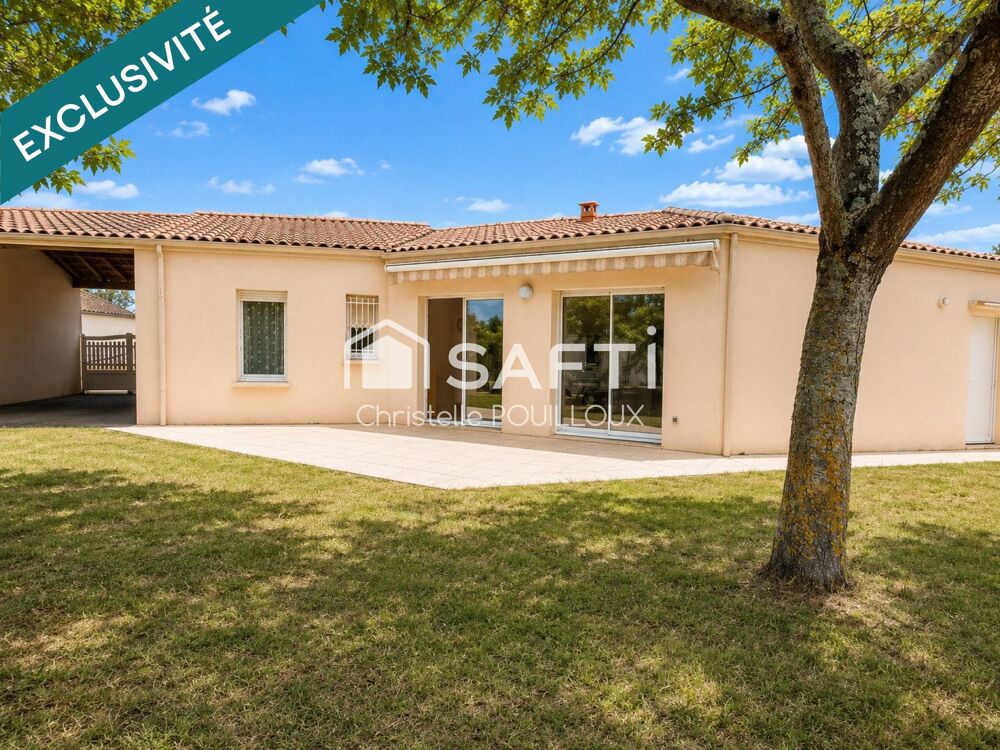 Vente Maison Maison plain pied, 3 chambres, garage; préau camping-car Niort