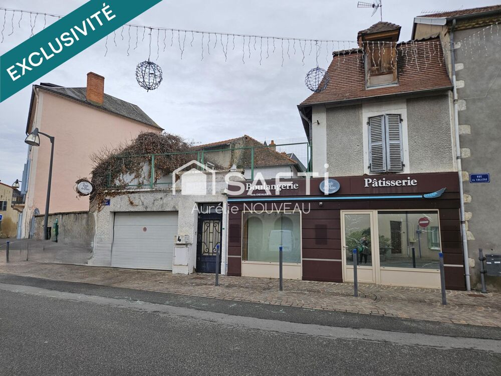 Maison centre de Gannat de 170 m², cour intérieur, garage, terrasse