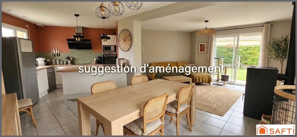 Vente Maison 4 chambres et vie de plain-pied – DPE C Saint-pierre-des-fleurs