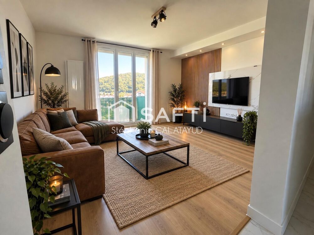 Vente Appartement T3 57 m² entièrement rénové – Dernier étage – Le pont-de-claix