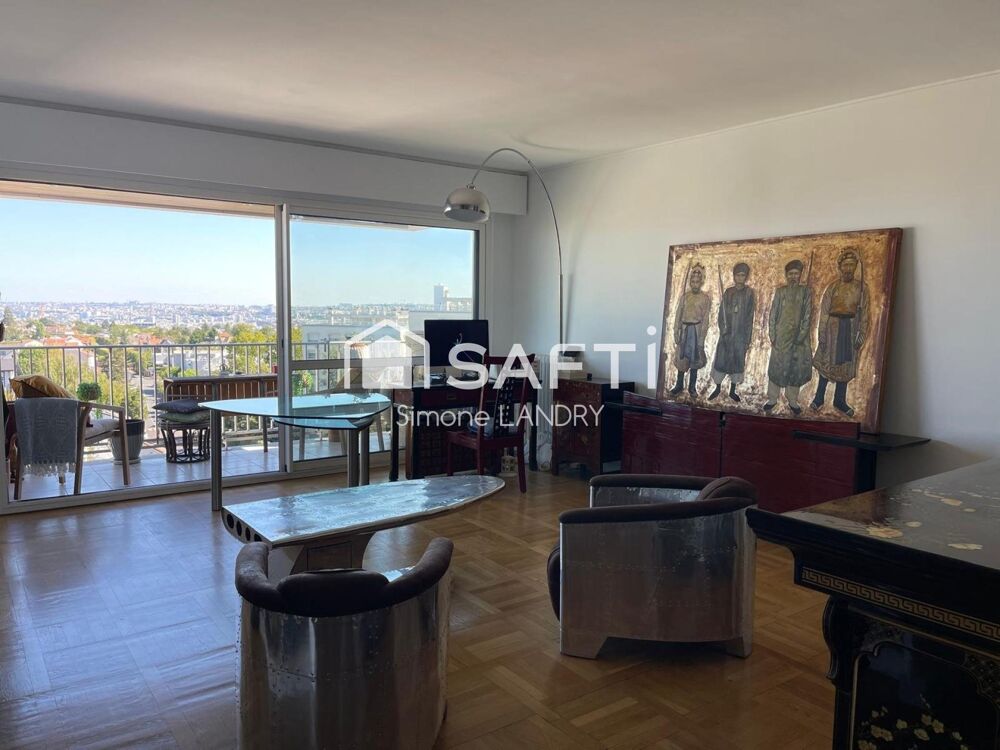 Appartement lumineux avec vue à 300° sur le 95, 92 et Paris