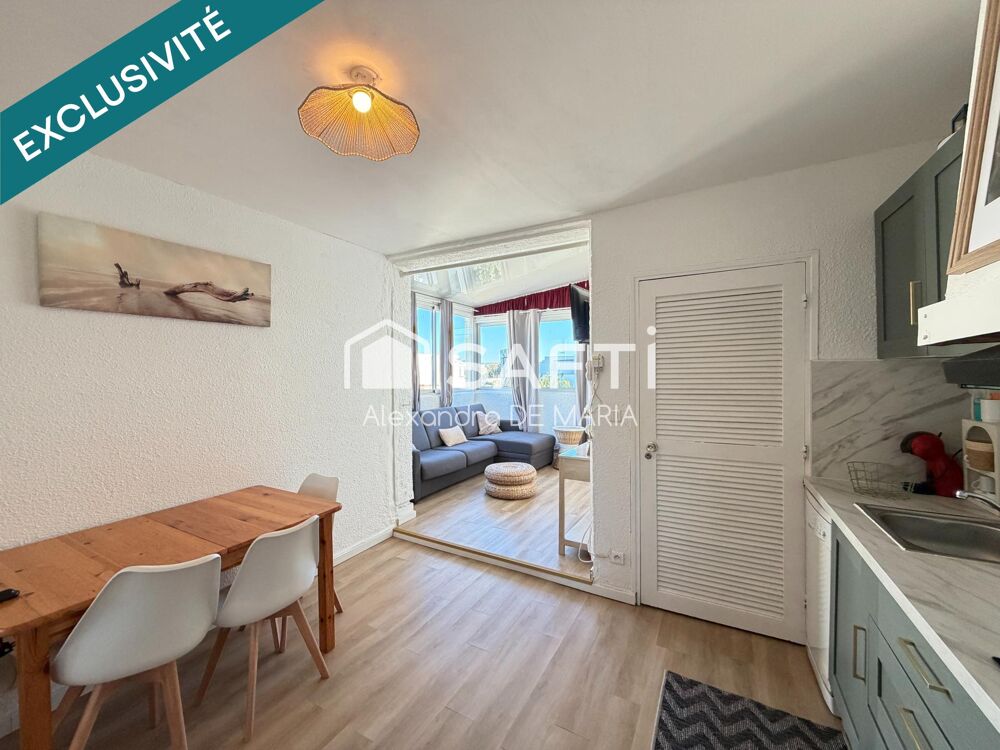 Vente Appartement T2 rénové et climatisé à 100 m de la mer Le barcares