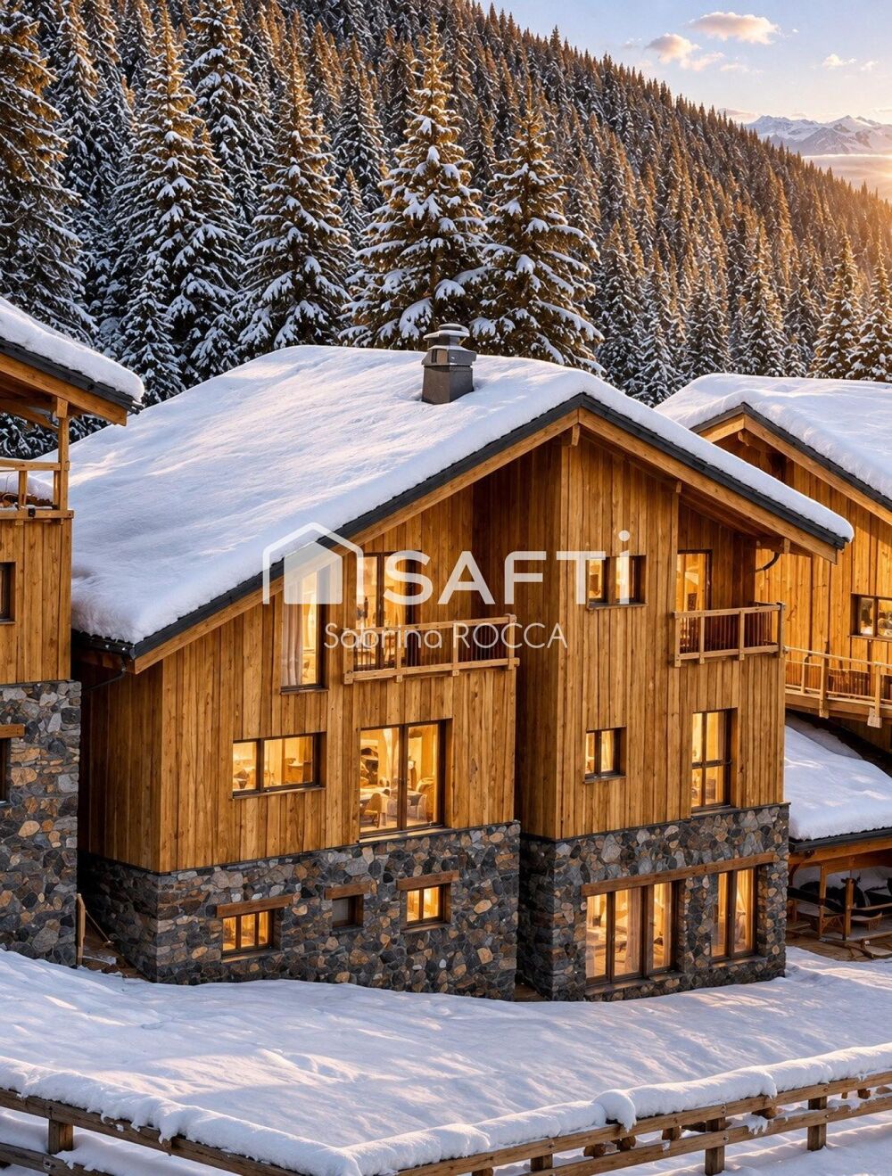 LA PLAGNE  CHALET INDIVIDUEL 118 m²  6 CHAMBRES  ESPACE BIEN-ÊTRE  SKIS AUX PIEDS  DOMAINE SKIABLE PARADISKI