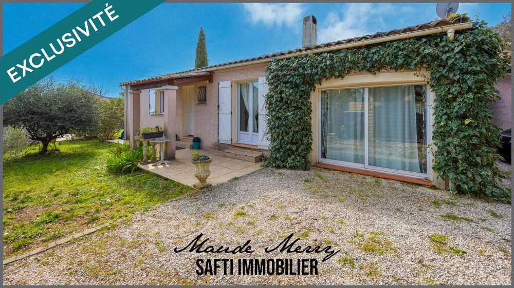 Vente Maison Villa plain-pied d'environ 120 m2 - 4 chambres et 2 salles d'eau - dépendance d'environ 28 m2 aménagée en un studio avec salle d Gareoult