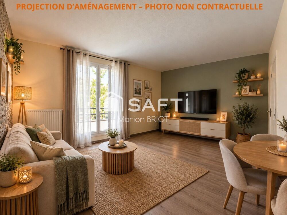 Fonctionnel et lumineux, idéal pour une famille.