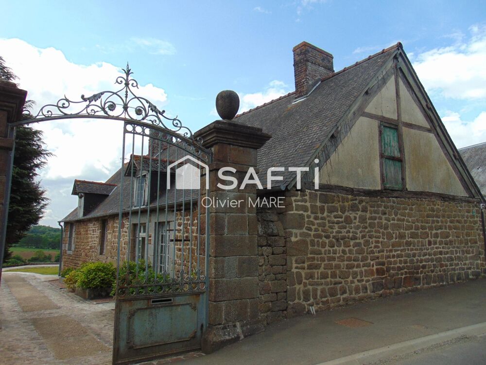 Propriété avec habitation de 320 m², 4 dépendances, terrain 1,3 ha, Lonlay L'Abbaye