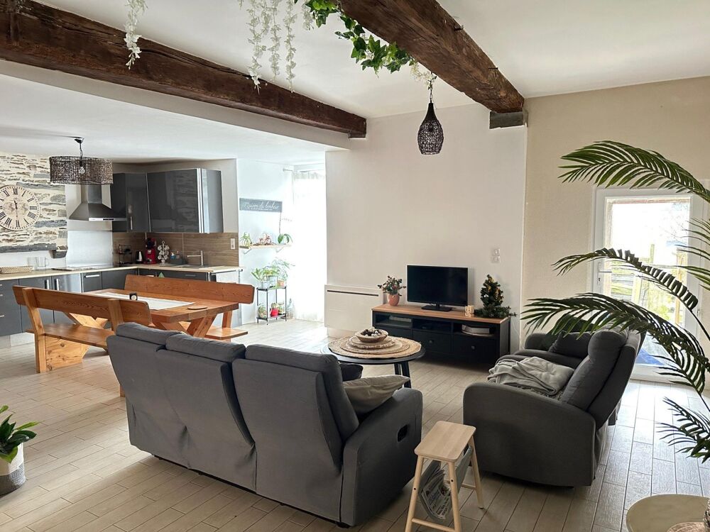 Vente Maison Maison de charme à 9 min de Nort sur Erdre  – 114 m², 3 chambres et jardinet Joue-sur-erdre