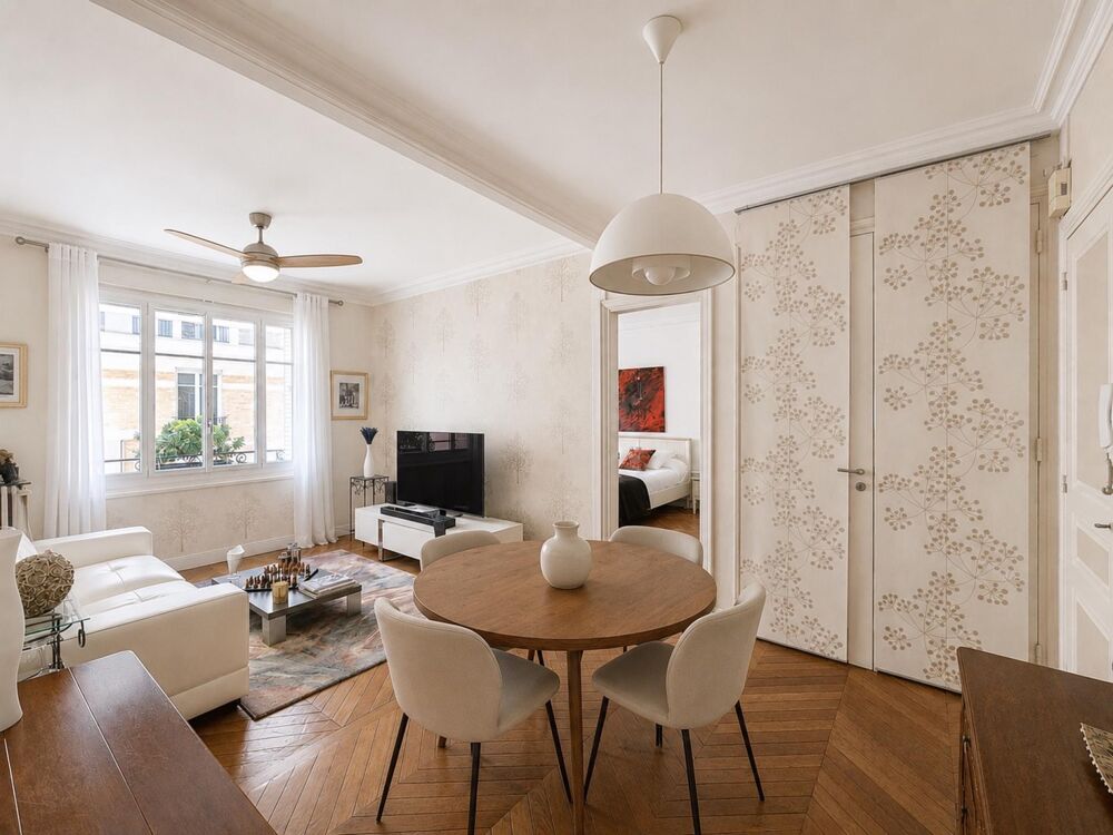 Vente Appartement Charme de l'ancien (parquet, moulures, cheminée) Issy-les-moulineaux