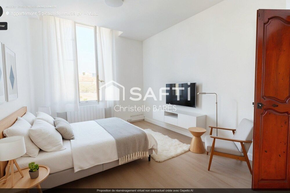Vente Appartement Appartement 5 pièces d'env. 98 m² – Vue Place d'Armes, Toulon Centre Toulon