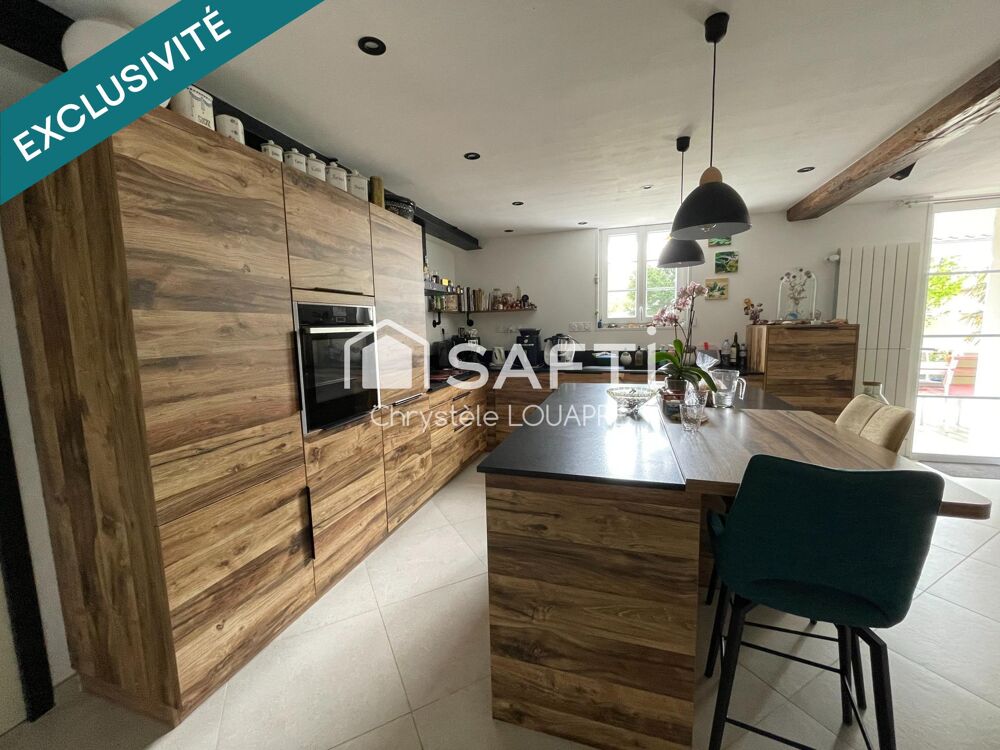 MAISON RÉNOVÉE 135 m²  4 CHAMBRES + BUREAUX  PISCINE CHAUFFÉE  HORS ZONE INONDABLE