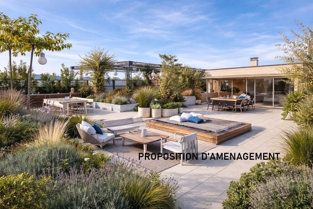 Vente Appartement Rooftop unique 250 m² extérieurs, vue 280° Mandelieu-la-napoule