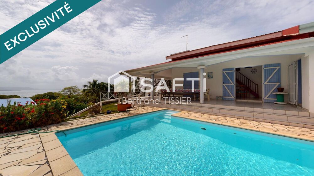 Vue mer 180° exceptionnelle, 4 chambres + T2, piscine