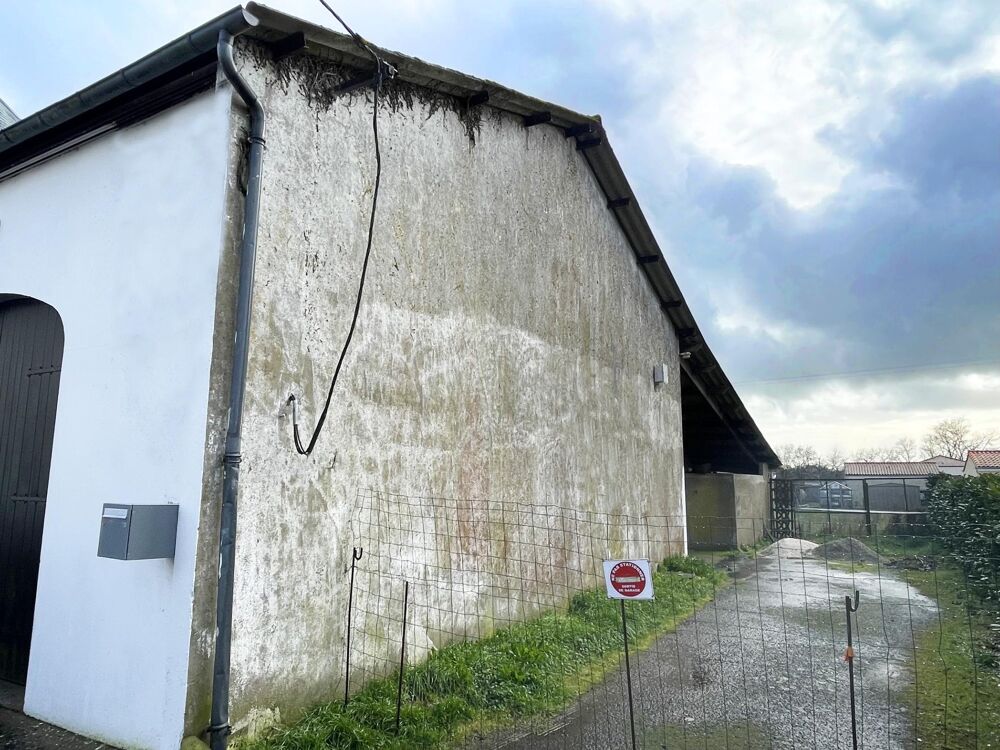Hangar de 250 m² avec ancien moulin  Fort potentiel
