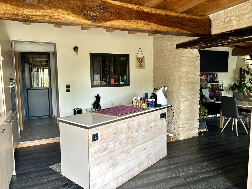 BEL ENSEMBLE IMMOBILIER COMPOSE DE 2 MAISONS EN PIERRE / TERRAIN CONSTRUCTIBLE A AIFFRES !