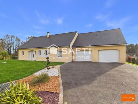   Pavillon de plain-pied 130 m� avec grand terrain � Marcill�-la-Ville proche Mayenne Maison - 7 pi�ce(s) - 130 m�