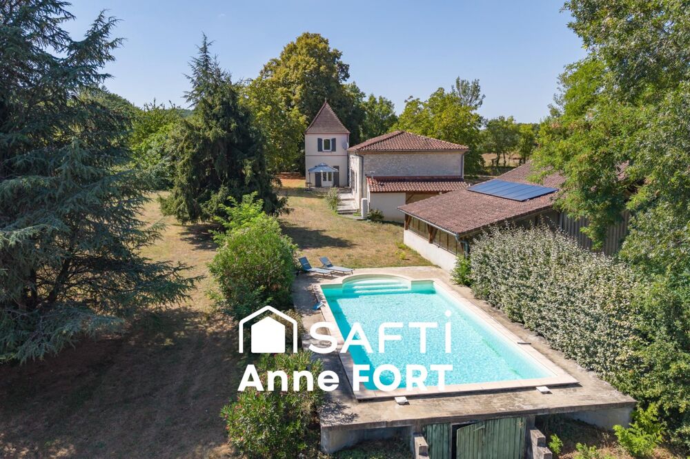 Coup de coeur au calme, au sein d'un vallon de verdure (47340)