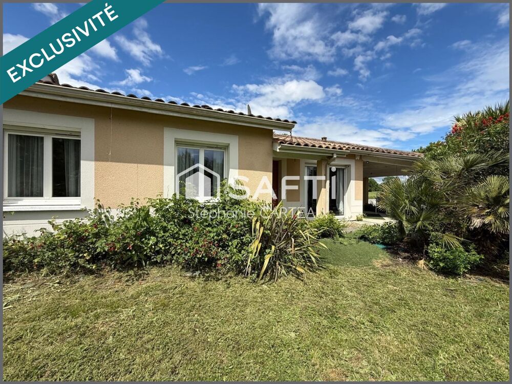 Maison familiale de 150 m2 environ, terrain de 1000 m2, vue dégagée.