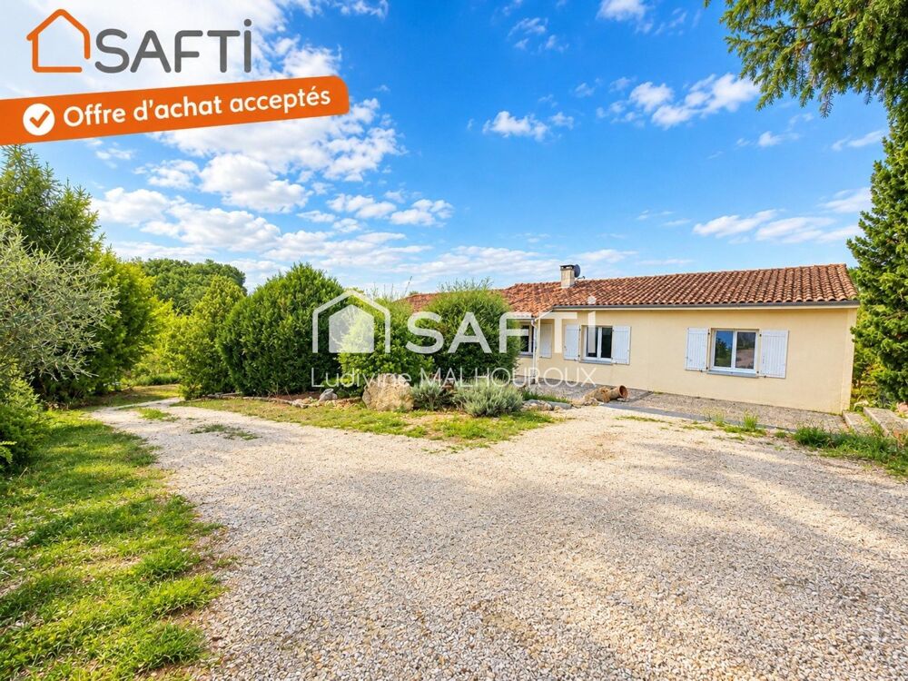 MAISON FAMILIALE 166 m² STUDIO 43 m²  TERRAIN 2 582 m²  GARAGE DOUBLE 