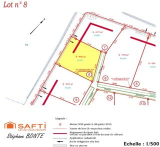  Terrain à vendre 446 m²