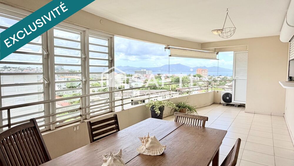 Vente Appartement T4 DERNIER ÉTAGE – TERRASSE 56 M² – VUE MER Schoelcher