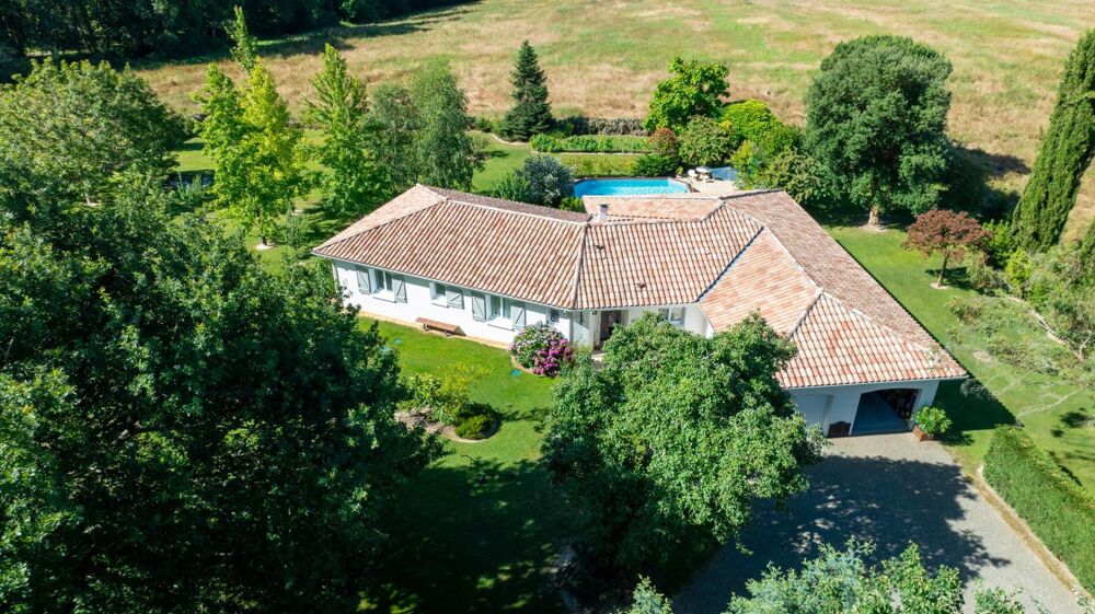 Vente Maison VILLA PLAIN-PIEDS DOUBLE GARAGE AVEC PISCINE AU SEL ET TERRAIN CLOS Cazaubon